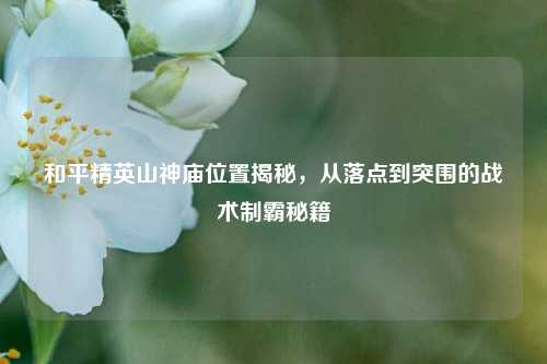 和平精英山神庙位置揭秘，从落点到突围的战术制霸秘籍