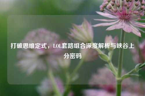 打破思维定式，LOL套路组合深度解析与峡谷上分密码