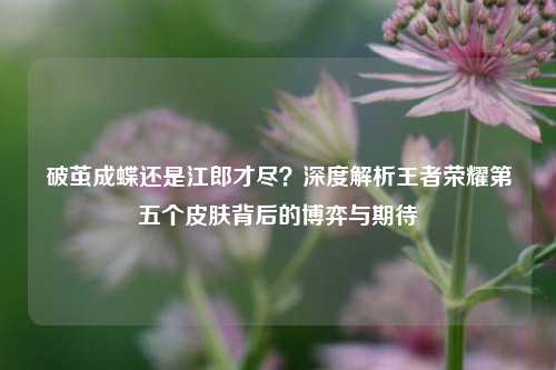 破茧成蝶还是江郎才尽？深度解析王者荣耀第五个皮肤背后的博弈与期待