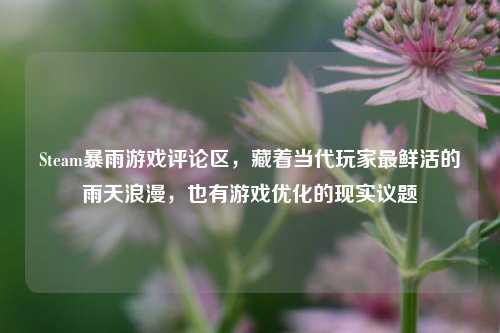 Steam暴雨游戏评论区，藏着当代玩家最鲜活的雨天浪漫，也有游戏优化的现实议题