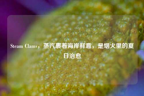Steam Clams，蒸汽裹着海岸鲜意，是烟火里的夏日治愈