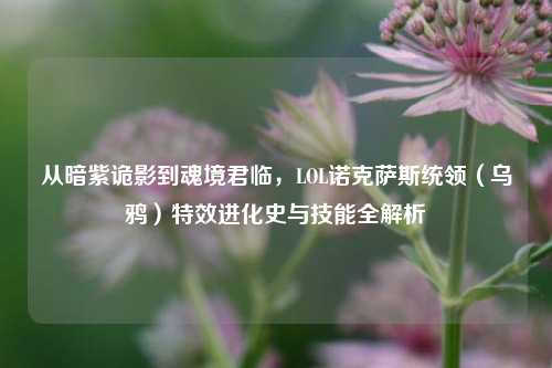 从暗紫诡影到魂境君临，LOL诺克萨斯统领（乌鸦）特效进化史与技能全解析