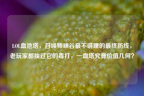 LOL血池塔,召唤师峡谷最不讲理的最终防线,老玩家都挨过它的毒打,一血塔究竟价值几何?