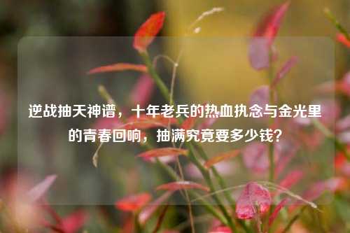 逆战抽天神谱,十年老兵的热血执念与金光里的青春回响,抽满究竟要多少钱?