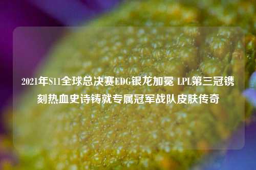 2021年S11全球总决赛EDG银龙加冕 LPL第三冠镌刻热血史诗铸就专属冠军战队皮肤传奇