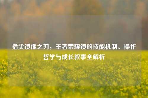 指尖镜像之刃,王者荣耀镜的技能机制、操作哲学与成长叙事全解析