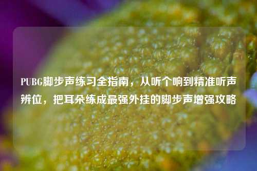PUBG脚步声练习全指南，从听个响到精准听声辨位，把耳朵练成最强外挂的脚步声增强攻略